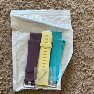 Amazon Silicone Replacement Watch Bands in Purple, Yellow, Teal